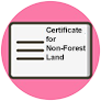 Certificate for Non-Forest Land